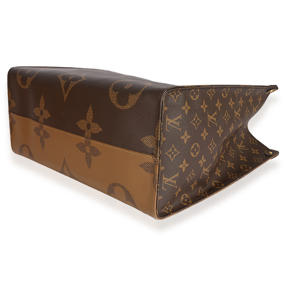 LOUIS VUITTON Monogram & Monogram Reverse Canvas Onthego GM - Picture 6 of 8